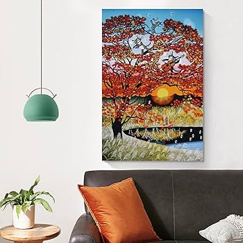 紅葉と猫のシンフォニー 藤城清治作 Amazon.co.jp: 藤城清治 紅葉と猫のシンフォニー 絵画 ポスター 工芸品